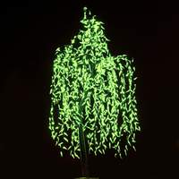 LED- "Ивушка-3" зеленая, высота 2,8м.,1190 LED