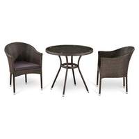 Комплект мебели из иск. ротанга T283ANT-W51-/Y350-W51 Brown (2+1) - 25000 руб.