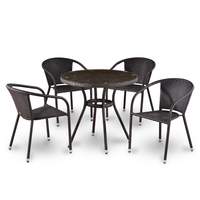 Комплект мебели из иск. ротанга T283ANT/Y137B-W51 Brown (4+1) - 25000 руб.