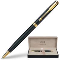 Ручка шариковая PARKER Sonnet Matte Black Slim GT корпус матов. черный, позолоченные детали - 5486 руб.