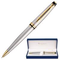 Ручка шариковая WATERMAN Expert 3 Stainless Steel GT, корпус латунь, позолоч. детали, S0952000, син - 5612 руб.
