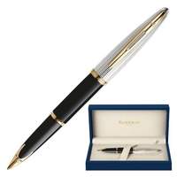 Ручка перьевая WATERMAN "Carene Deluxe GT", корпус черный, нержавеющая сталь, позолоченные детали, S0699920, синяя - 18715 руб.