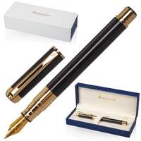 Ручка перьевая WATERMAN "Perspective GT", корпус черный, латунь, позолоченные детали, S0830800, синяя - 8549 руб.