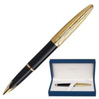 Ручка перьевая WATERMAN "Carene Essential GT", корпус черный, нержавеющая сталь, позолоченные детали, S0909750, синяя - 18715 руб.