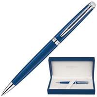 Ручка шариковая WATERMAN "Hemisphere CT", корпус синий, нержавеющая сталь, палладиевое покрытие деталей, 1904603, синяя - 4256 руб.