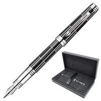 Ручка перьевая PARKER "Premier Luxury Black CT", корпус черный, латунь, палладиевое покрытие деталей, 1876380, черная - 27451 руб.