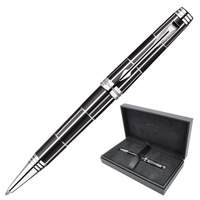 Ручка шариковая PARKER "Premier Luxury Black CT", корпус черный, латунь, палладиевое покрытие деталей, 1876393, черная - 18810 руб.