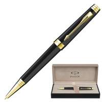 Ручка шариковая PARKER "Premier Lacquer GT", корпус черный лак, латунь, позолоченные детали, S0887840, черная - 11400 руб.