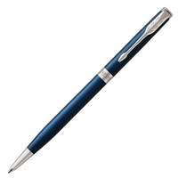 Ручка шариковая PARKER "Sonnet Lacquer Slim CT", тонкий корпус, синий лак, нержавеющая сталь, палладиевое покрыт., 1945365, черная - 5695 руб.