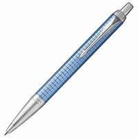 Ручка шариковая PARKER "IM Premium Blue CT", корпус голубой, анодированный алюминий с гравировкой, хром, 1931691, синяя - 2585 руб.