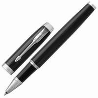 Ручка-роллер PARKER "IM Core Black Lacquer CT", корпус черный, латунь, лак, хромированное покрытие деталей, 1931658, черная - 2012 руб.