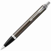 Ручка шариковая PARKER "IM Core Dark Espresso CT", корпус темно-коричневый с круговой полировкой, латунь, хром, 1931671, синяя - 1438 руб.