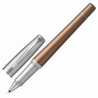 Ручка-роллер PARKER "Urban Premium Orange CT", корпус светло-коричневый, анодированный алюминий, хром, 1931626, черная - 4306 руб.
