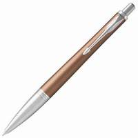 Ручка шариковая PARKER "Urban Premium Orange CT", корпус светло-коричневый, анодированный алюминий, хром, 1931627, синяя - 3159 руб.