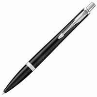Ручка шариковая PARKER "Urban Core Muted Black CT", корпус черный, латунь, матовый лак, хромированное покрытие деталей,1931575,син - 2012 руб.