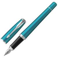 Ручка перьевая PARKER "Urban Core Vibrant Blue CT", корпус изумрудный, латунь, лак, хромированное покрытие деталей, 1931594, синяя - 3442 руб.