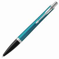 Ручка шариковая PARKER "Urban Core Vibrant Blue CT", изумрудный глянцевый лак, латунь, хром, 1931577, синяя - 2012 руб.