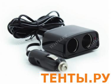 Разветвитель прикуривателя 12/24 (на 2 выхода) CS201 Разветвитель прикуривателя 12/24 (на 2 выхода) CS201