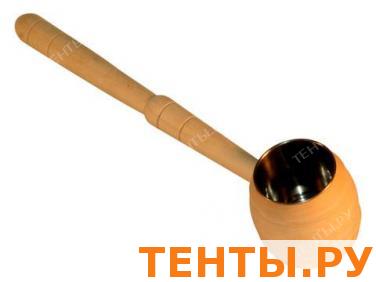 Ковш точенный липа с металлической вставкой ПН-2 Ковш точенный липа с металлической вставкой ПН-2
