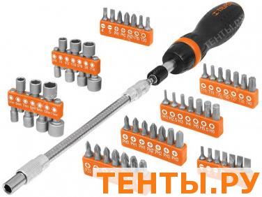Отвертка с трещоткой и битами JDM-58 Отвертка с трещоткой и битами JDM-58