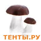 Садовая фигура Гриб белый двойной малый , H 15 см Садовая фигура Гриб белый двойной малый , H 15 см