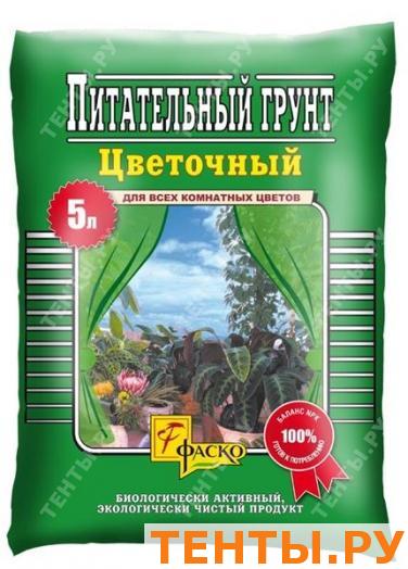 Почвогрунт "Цветочный-Цветочный" Универсальный 5л. Почвогрунт "Цветочный-Цветочный" Универсальный 5л.