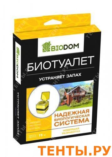 Средство для дачного туалета "BIODOM" в пакетиках 75г Средство для дачного туалета "BIODOM" в пакетиках 75г