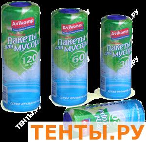 Пакеты для мусора, 120л, 10шт./рулон, синие Артикул 6245 Пакеты для мусора, 120л, 10шт./рулон, синие Артикул 6245