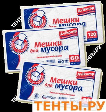 Пакеты для мусора с двойной пропайкой шва, 60л, 20шт./пласт, черные Артикул 6085 Пакеты для мусора с двойной пропайкой шва, 60л, 20шт./пласт, черные Артикул 6085