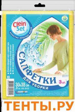 Салфетки для уборки универсальные вискозные, 30х38см, 3шт. Артикул 0922 Салфетки для уборки универсальные вискозные, 30х38см, 3шт. Артикул 0922