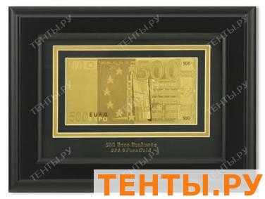 Картина с банкнотой 500 Euro в раме HB-045 Картина с банкнотой 500 Euro в раме HB-045