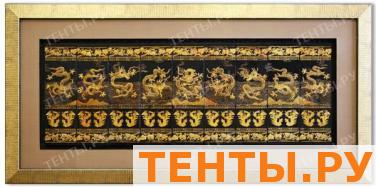 Панно на стену "Девять восточных драконов" XMS-2276 Панно на стену "Девять восточных драконов" XMS-2276