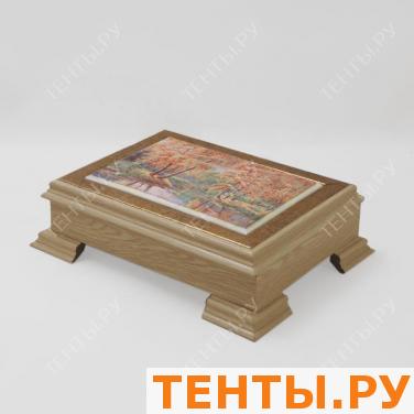 Ларец-шкатулка "Осень", "Русская миниатюра", выб. дуб FP-BP-031 Ларец-шкатулка "Осень", "Русская миниатюра", выб. дуб FP-BP-031