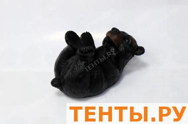 Подставка для вина медведь лежит на спине и пьёт из бутылки Подставка для вина медведь лежит на спине и пьёт из бутылки