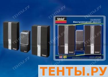 Звонок беспров.(2зв+1кноп) UDB-003W-R2T1-32S- 100M-BL черный Uniel Звонок беспров.(2зв+1кноп) UDB-003W-R2T1-32S- 100M-BL черный Uniel