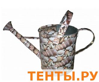 Лейка оцинк. 5л №4 с рис.ракушки Лейка оцинк. 5л №4 с рис.ракушки