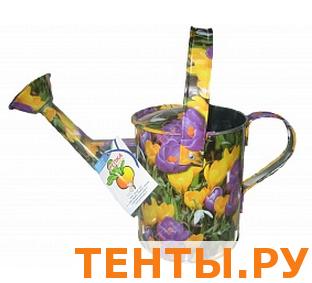 Лейка оцинк. 1,5л №3 с рис.крокусы Лейка оцинк. 1,5л №3 с рис.крокусы