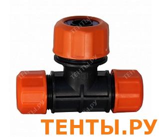 Тройник цанговый 1/2*1/2-3/4 "Жук" Тройник цанговый 1/2*1/2-3/4 "Жук"