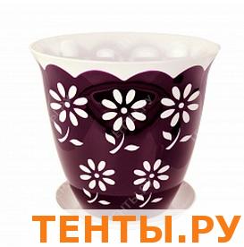 Горшок "Соблазн" 3л. фиолетовый Горшок "Соблазн" 3л. фиолетовый