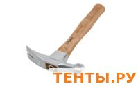 Молоток-гвоздодер с полированным бойком, деревянная ручка (Американский орех) MOR-16 33 см Молоток-гвоздодер с полированным бойком, деревянная ручка (Американский орех) MOR-16 33 см
