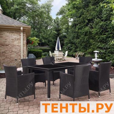 Комплект мебели из искусственного ротанга Palermo black T-246A/Y-189A Комплект мебели из искусственного ротанга Palermo black T-246A/Y-189A