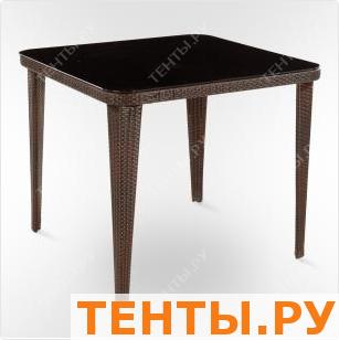 Стол из искусственного ротанга -90x90sm. Т-249 Стол из искусственного ротанга -90x90sm. Т-249