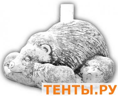 Скульптура из бетона ёжик №546R Скульптура из бетона ёжик №546R