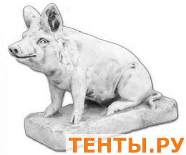 Скульптура из бетона поросёнок №148 Скульптура из бетона поросёнок №148