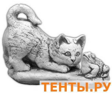 Скульптура из бетона котёнок №492 Скульптура из бетона котёнок №492