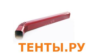 Прямоугольная труба, 1м с коленом Прямоугольная труба, 1м с коленом