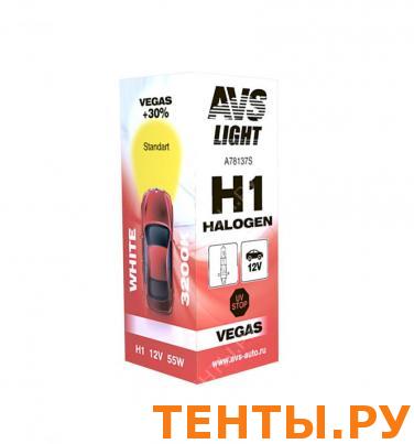 Галогенная лампа AVS Vegas H1.12V.55W. Галогенная лампа AVS Vegas H1.12V.55W.