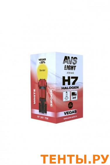Галогенная лампа AVS Vegas H7. 24V.70W. Галогенная лампа AVS Vegas H7. 24V.70W.