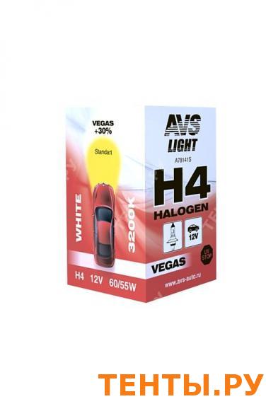 Галогенная лампа AVS Vegas H4.12V.60/55W. Галогенная лампа AVS Vegas H4.12V.60/55W.