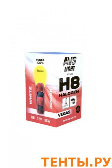 Галогенная лампа AVS Vegas H8,12V.35W Галогенная лампа AVS Vegas H8,12V.35W